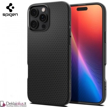 Spigen Liquid Air dėklas - juodas (Apple Iphone 16 Pro Max)